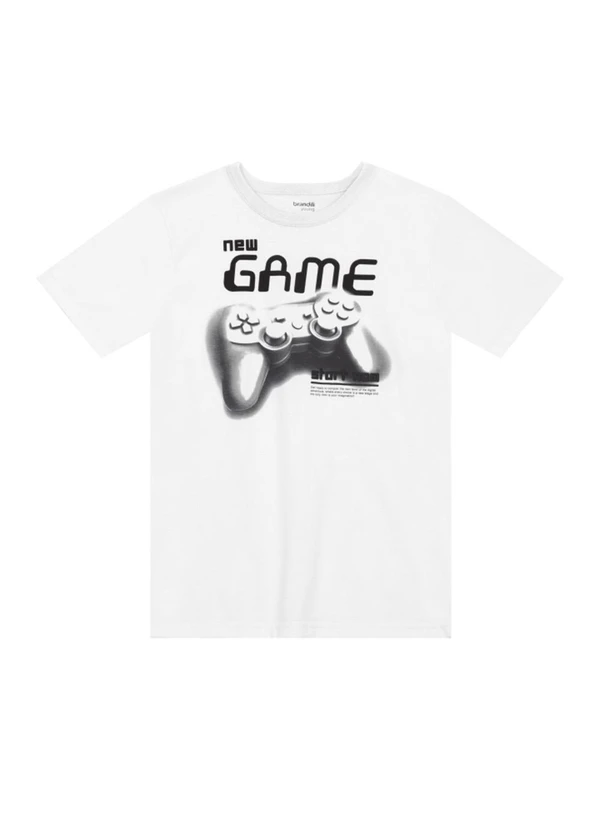 Brandili - Camiseta Teen Menino de Games Branco 1