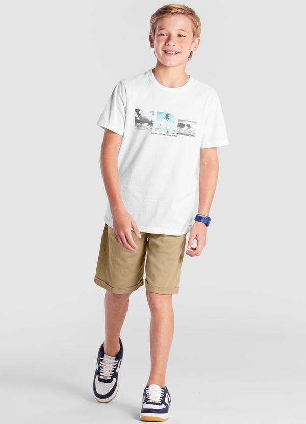 Brandili - Camiseta Teen Menino de Surfe Branco 2