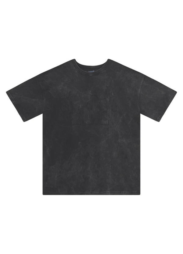 Brandili - Camiseta Teen Menino em Meia Malha Cinza