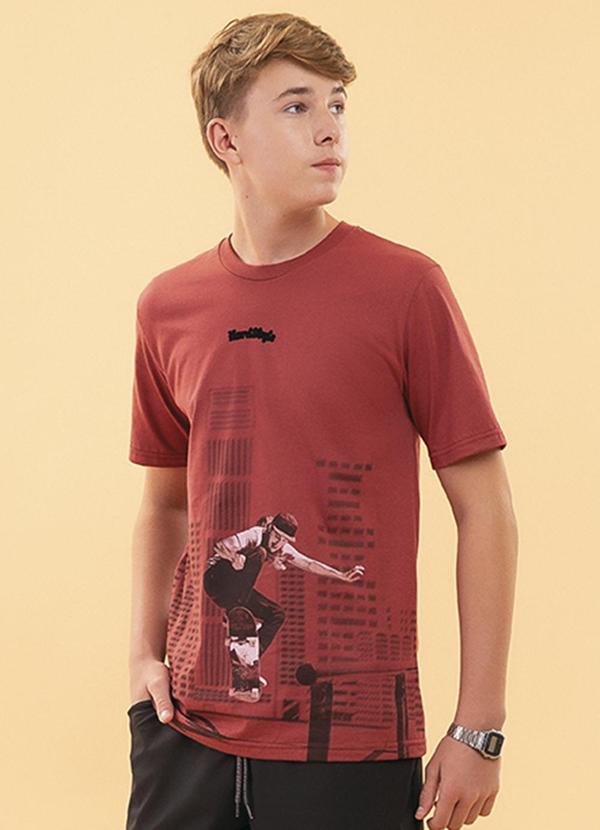 Soft Bonni - Camiseta Teen Vermelho