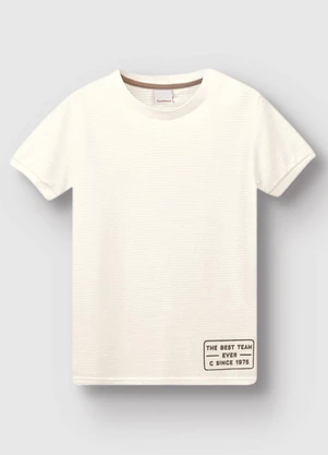 Carinhoso - Camiseta The Best Team Ever Off White - CARINHOSO