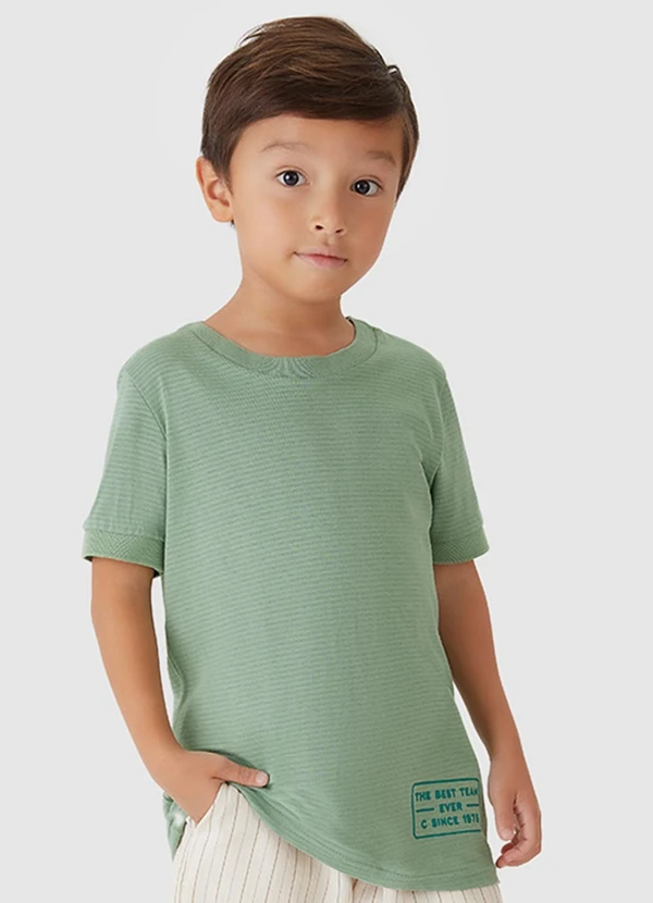 Carinhoso - Camiseta The Best Team Ever Verde Menta