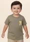 Malwee Kids - Camiseta Tigre Karatê Azul Escuro - variação: Taupe