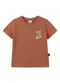 Malwee Kids - Camiseta Tigre Karatê Azul Escuro - variação: Terracota