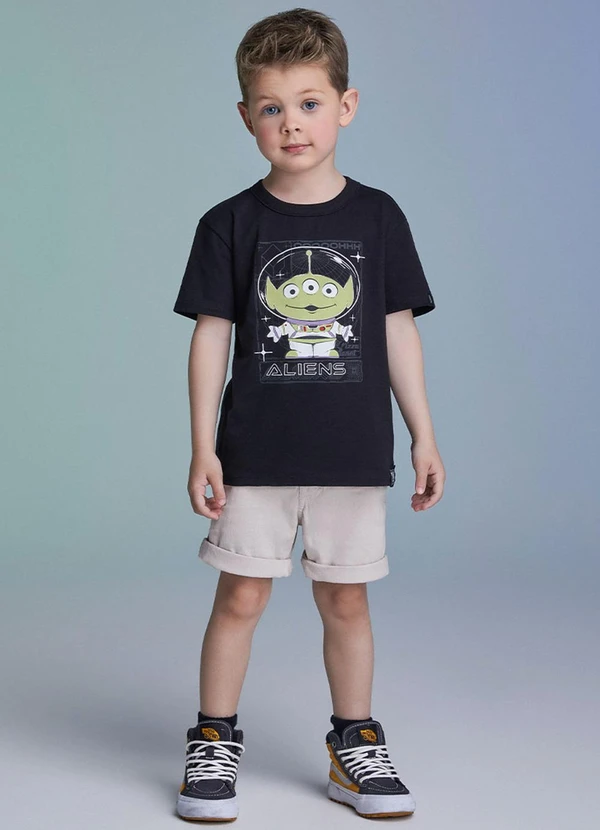 Youccie - Camiseta Toy Story que Brilha no Escuro Preto 3