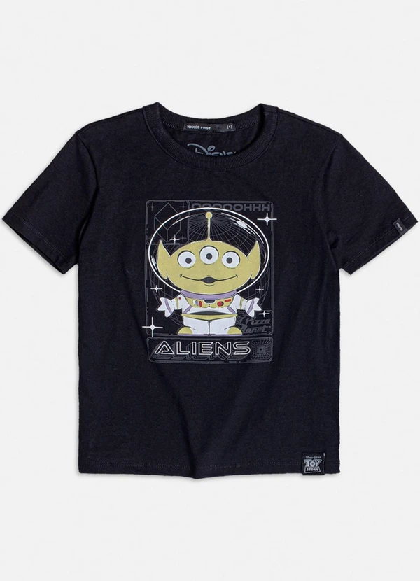 Youccie - Camiseta Toy Story que Brilha no Escuro Preto 4