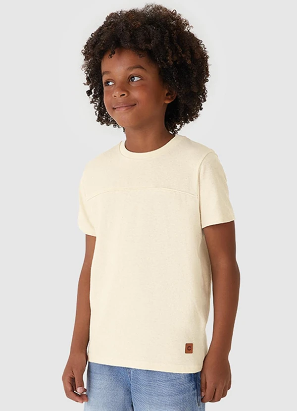 Carinhoso - Camiseta Tradicional em Linho Azul Claro