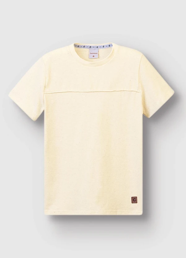 Carinhoso - Camiseta Tradicional em Linho Azul Claro 3