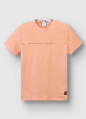 Carinhoso - Camiseta Tradicional em Linho Salmão - CARINHOSO