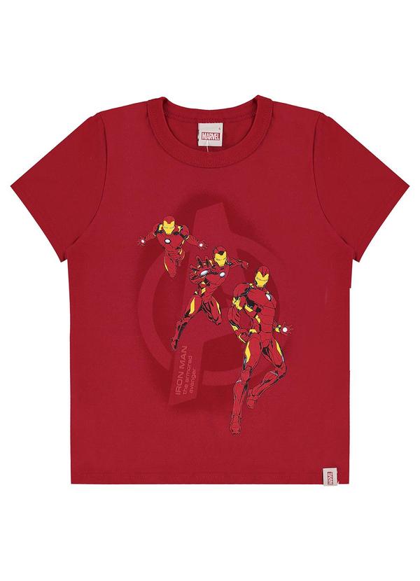 Malwee Kids - Camiseta Tradicional Iron Man® Vermelho 1