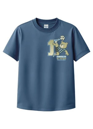 Malwee Kids - Camiseta Ursinho Jogador Azul Pastel - MALWEE KIDS