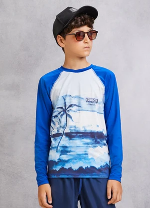 Youccie - Camiseta Uv Azul Azul - YOUCCIE