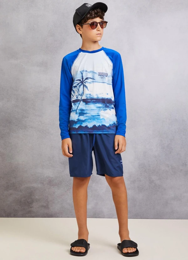 Youccie - Camiseta Uv Azul Azul 3