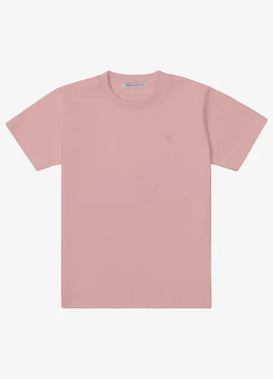Trick Nick - Camiseta Verão Menino em Suedine Rosa - TRICK NICK