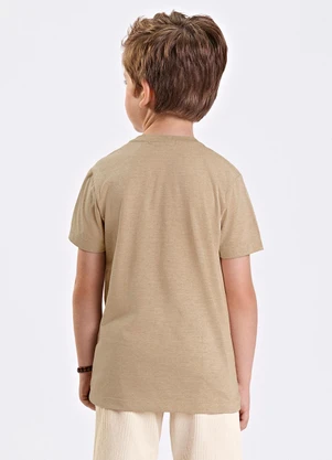 Trick Nick - Camiseta Verão Menino Manga Curta Bege - TRICK NICK