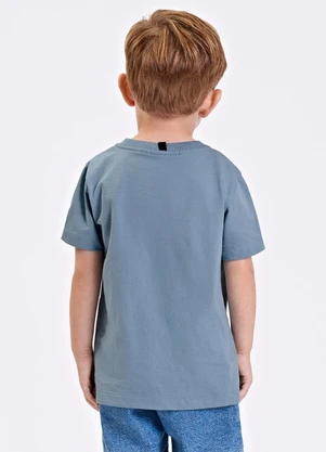 Trick Nick - Camiseta Verão Menino Meia Malha Azul - TRICK NICK