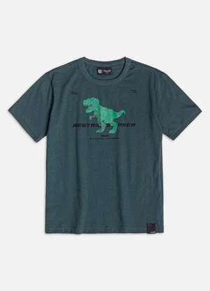 Youccie - Camiseta Verde de Dino 3d Verde - YOUCCIE