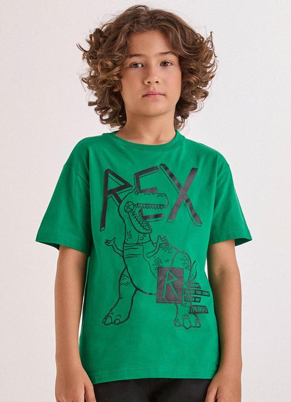 Youccie - Camiseta Verde do Dino Rex Verde