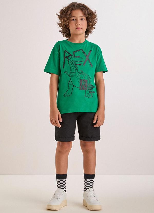 Youccie - Camiseta Verde do Dino Rex Verde 3