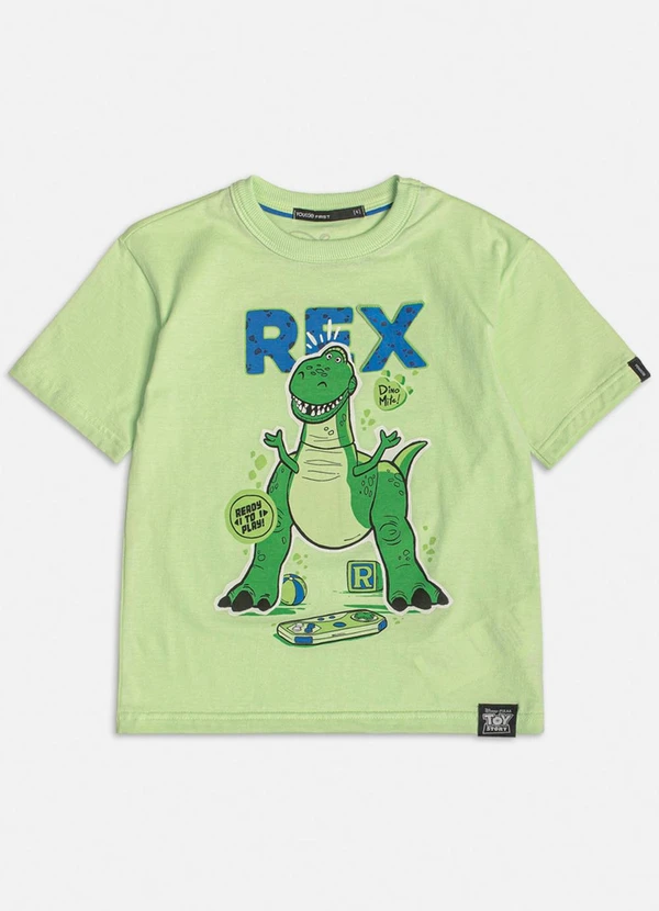 Youccie - Camiseta Verde do Dino Rex Verde 4