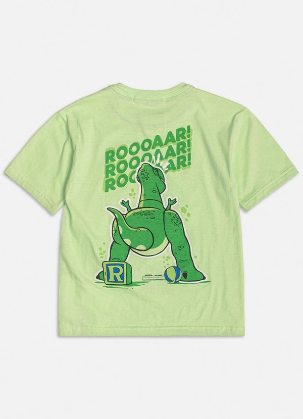 Youccie - Camiseta Verde do Dino Rex Verde 5