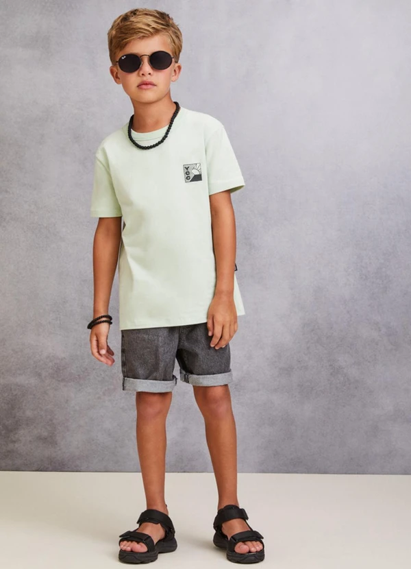 Youccie - Camiseta Verde Estampada Verde 3