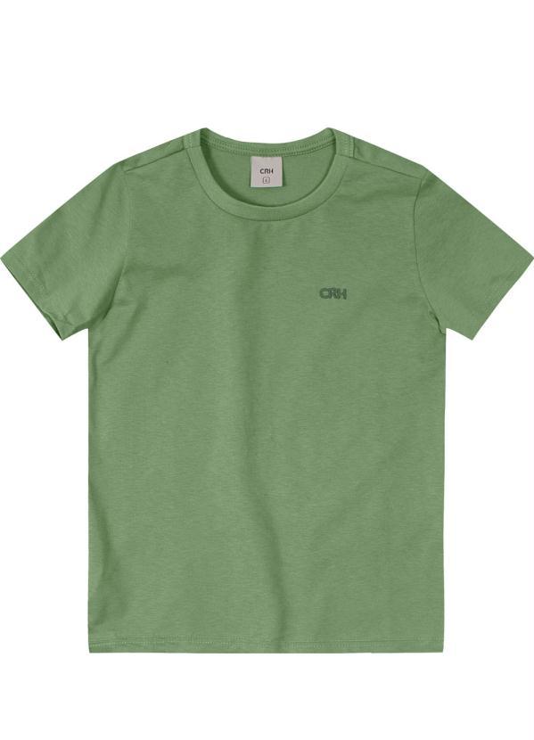 Carinhoso - Camiseta Verde Militar com Bordado