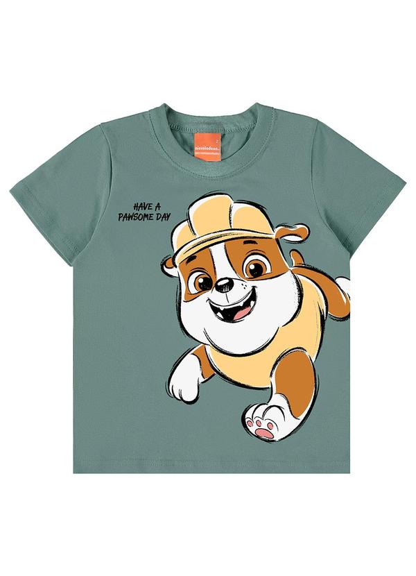 Malwee Kids - Camiseta Verde Rubble Patrulha Canina® Menino