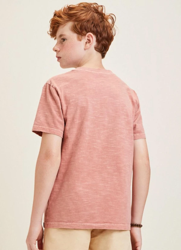 Youccie - Camiseta Vermelha Estampada Vermelho 2