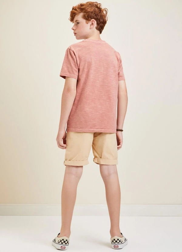 Youccie - Camiseta Vermelha Estampada Vermelho 4