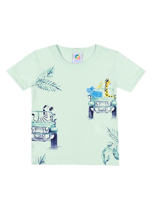 Alenice - Camiseta Viagem com Amigos Menino Verde 1