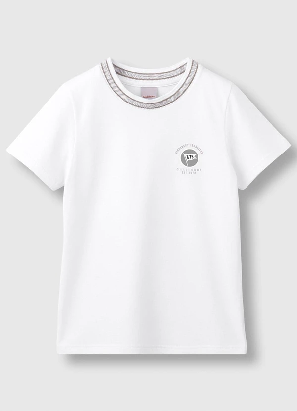 Carinhoso - Camiseta Visionary com Bordado Branco