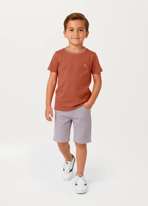 Carinhoso - Camiseta Visionary com Bordado Terracota - CARINHOSO