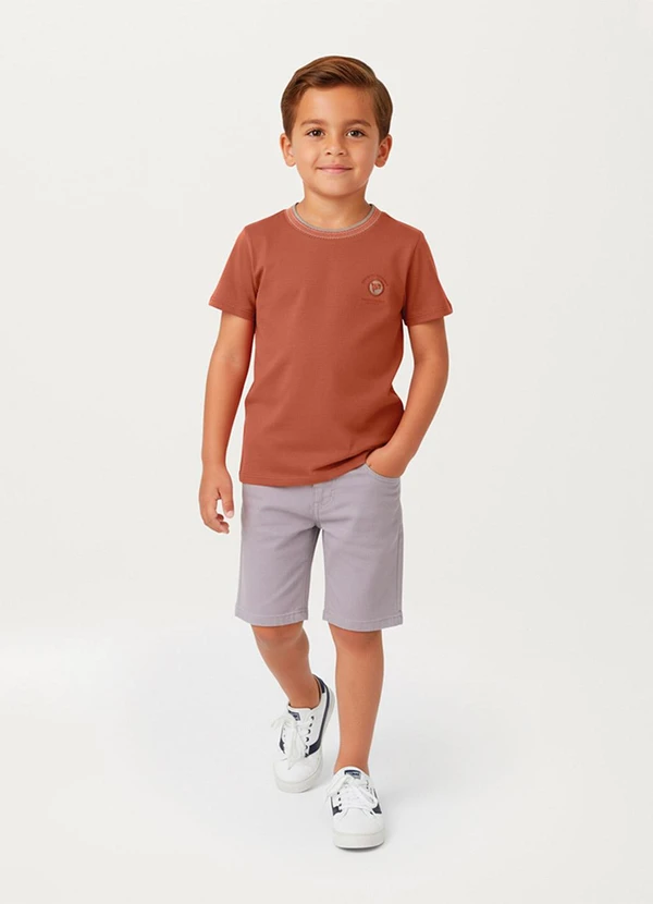 Carinhoso - Camiseta Visionary com Bordado Terracota
