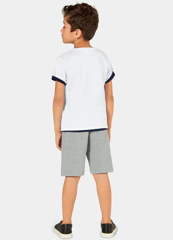 Lilica Ripilica - Camiseta Vito Manga Curta Mundo Ripilica Branco 4