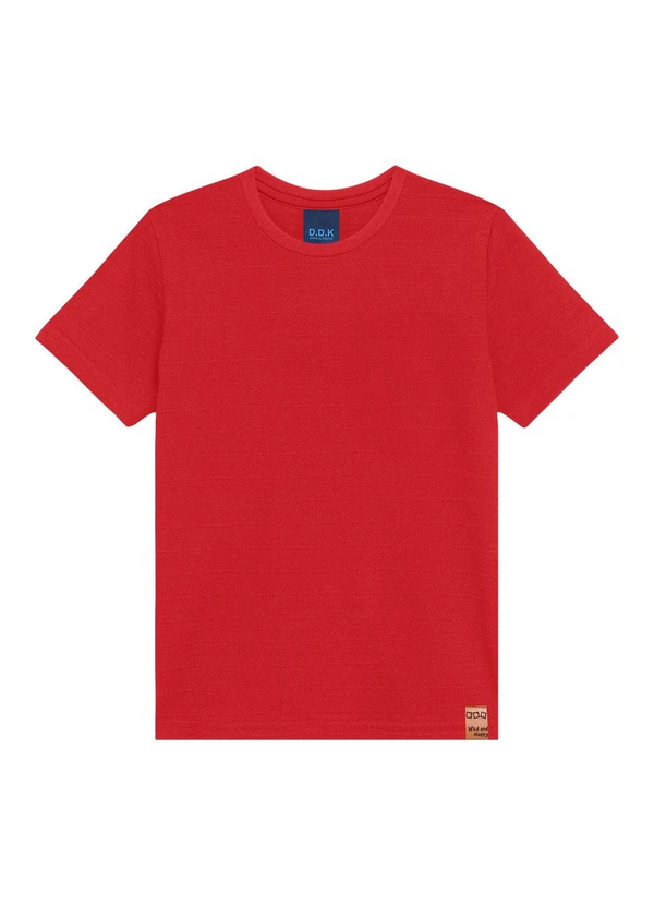 Ddk - Camiseta Wild And Happy Vermelho
