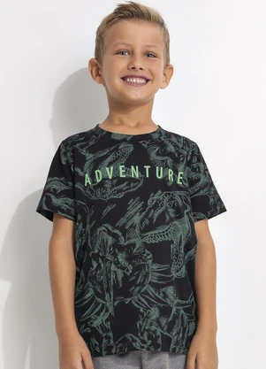 Camiseta Estampada (Verde) - undefined