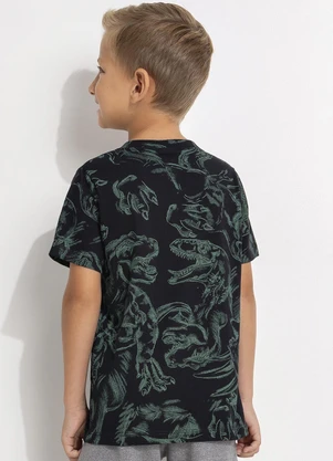 Fakini - Camiseta Estampada Verde - FAKINI