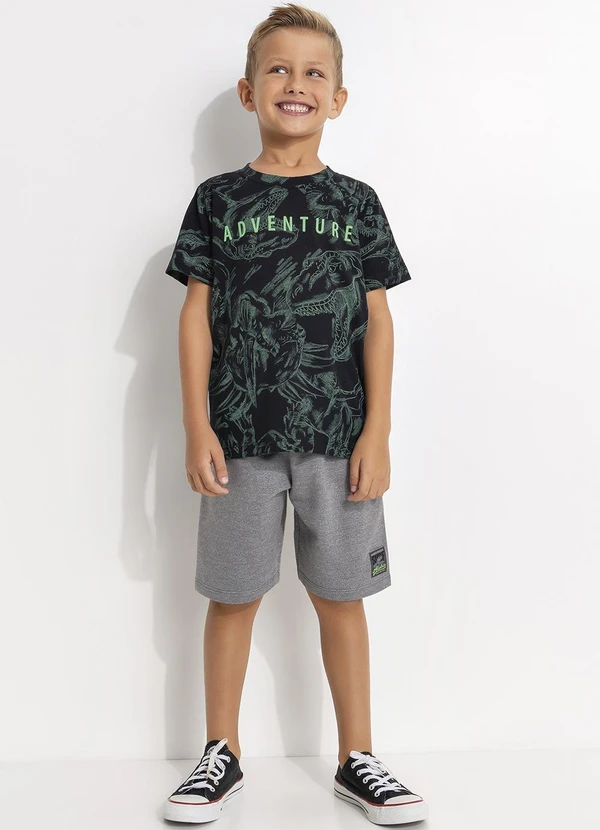 - Camiseta Estampada Verde 3