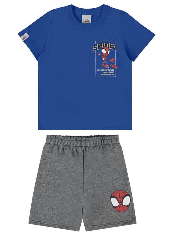 Malwee Kids - Conjunto Azul Royal Homem-Aranha®