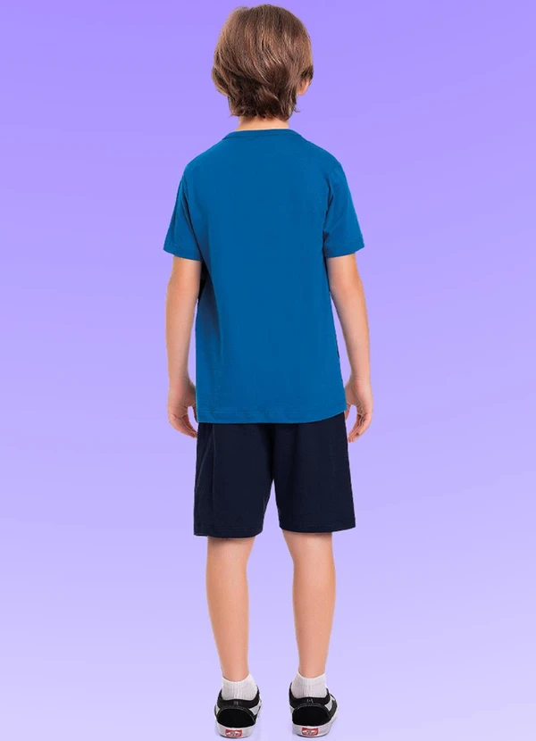 Fakini Kids - Conjunto Camiseta/Bermuda Batman Azul 4