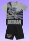 Fakini Kids - Conjunto Camiseta/Bermuda Batman Cinza - variação: Cinza