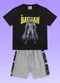 Fakini Kids - Conjunto Camiseta/Bermuda Batman Preto - variação: Preto