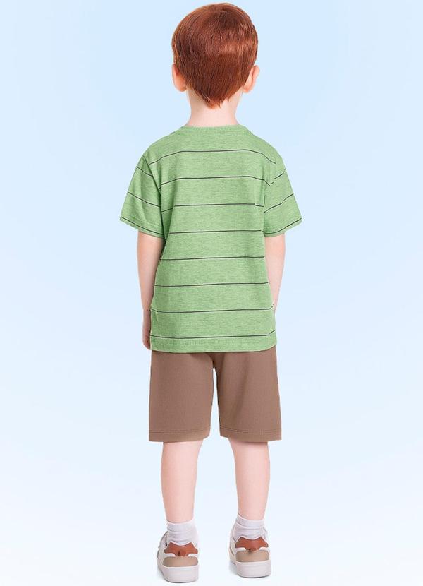 Fakini Kids - Conjunto Camiseta/Bermuda Verde 2
