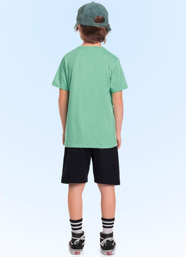 Fakini Kids - Conjunto Camiseta/Bermuda Verde 2