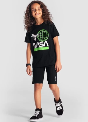 Brandili - Conjunto Infantil Menino da Nasa Preto - BRANDILI