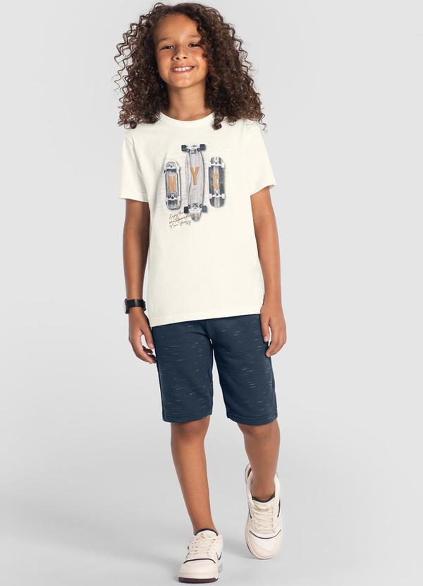 Brandili - Conjunto Infantil Menino de Skate Bege