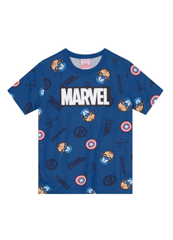 Brandili - Conjunto Infantil Menino dos Vingadores Azul 3