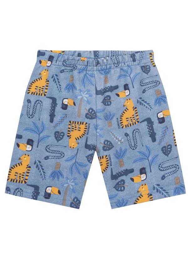 Brandili - Conjunto Infantil Menino Estampa Selvagem Bege 3