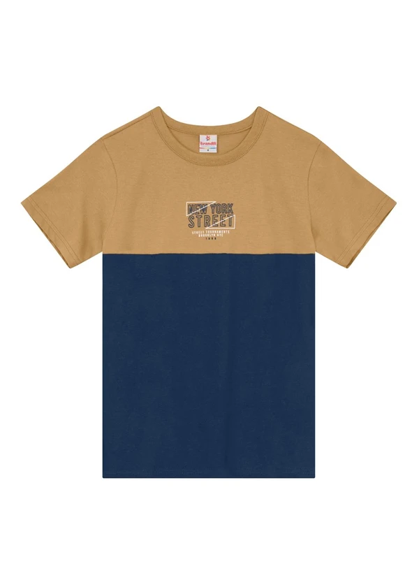 Brandili - Conjunto Infantil Menino Estampa Urbana Marrom 2